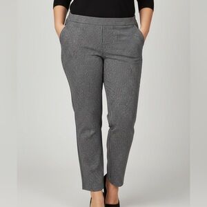 😍SHOW SPECIAL - NOT JUST PANTS Grey Pull on Stretch Pants Thin Stripe 20W